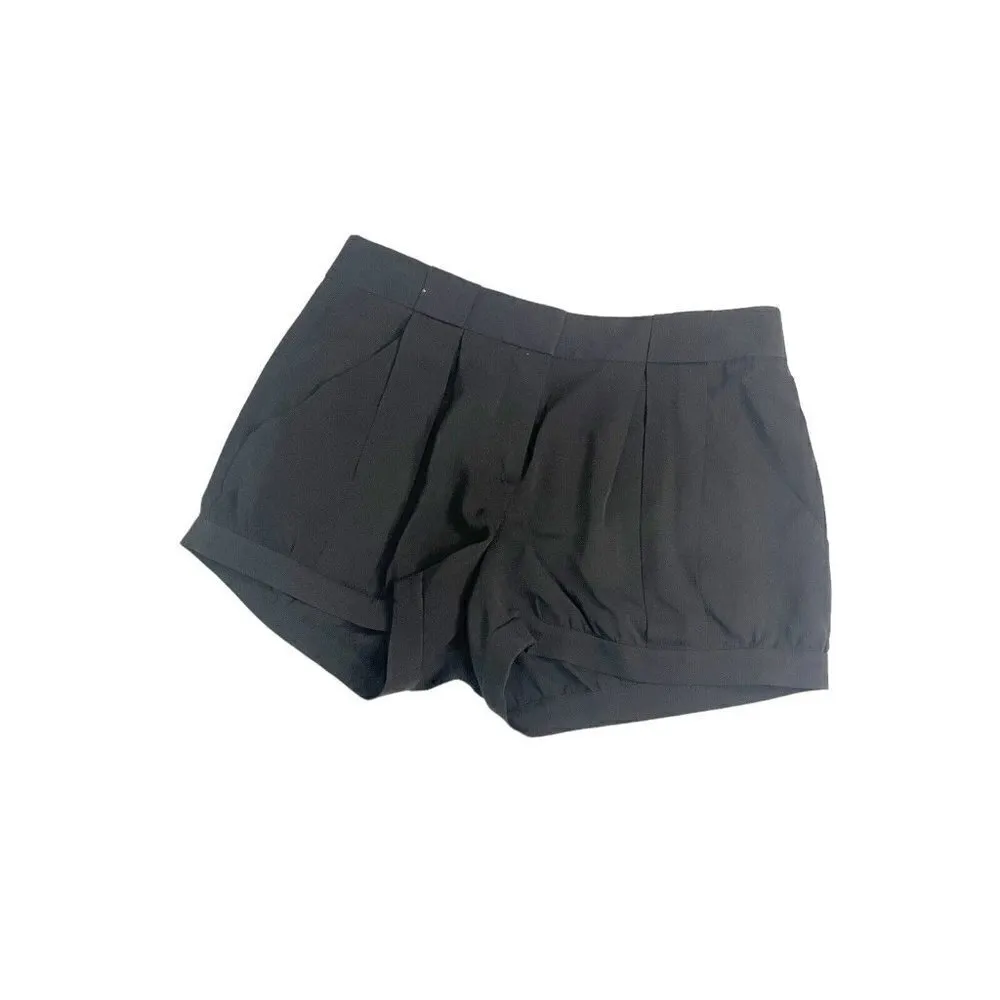 Theory Black Silk Kelby Lifestyle Shorts Womens Sz 0 Casual Business summer - Image 8