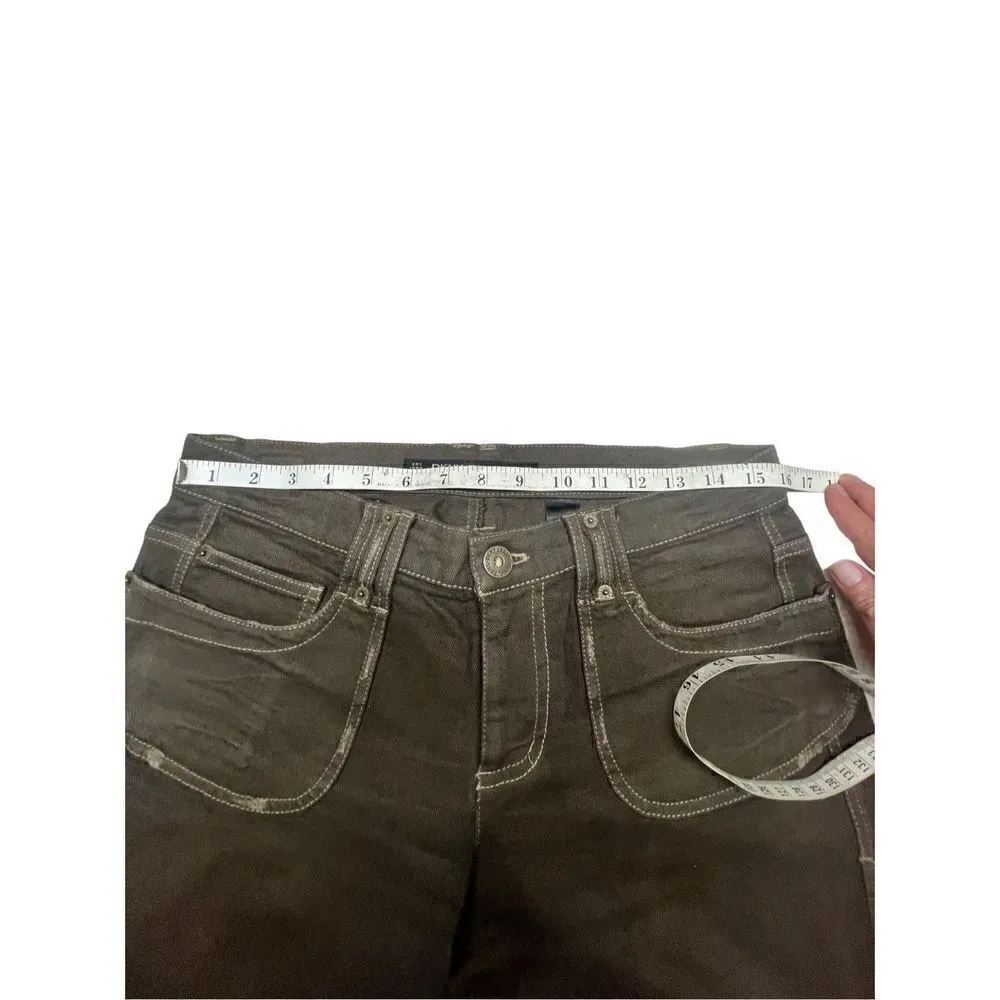 Dkny Womans Brown Jeans Sz 6 - Image 6
