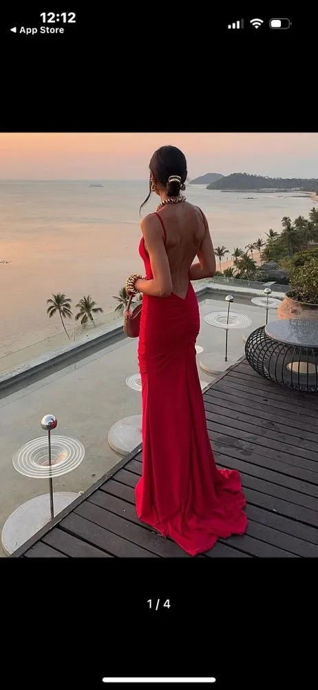 Satin Formal Dress - Image 5