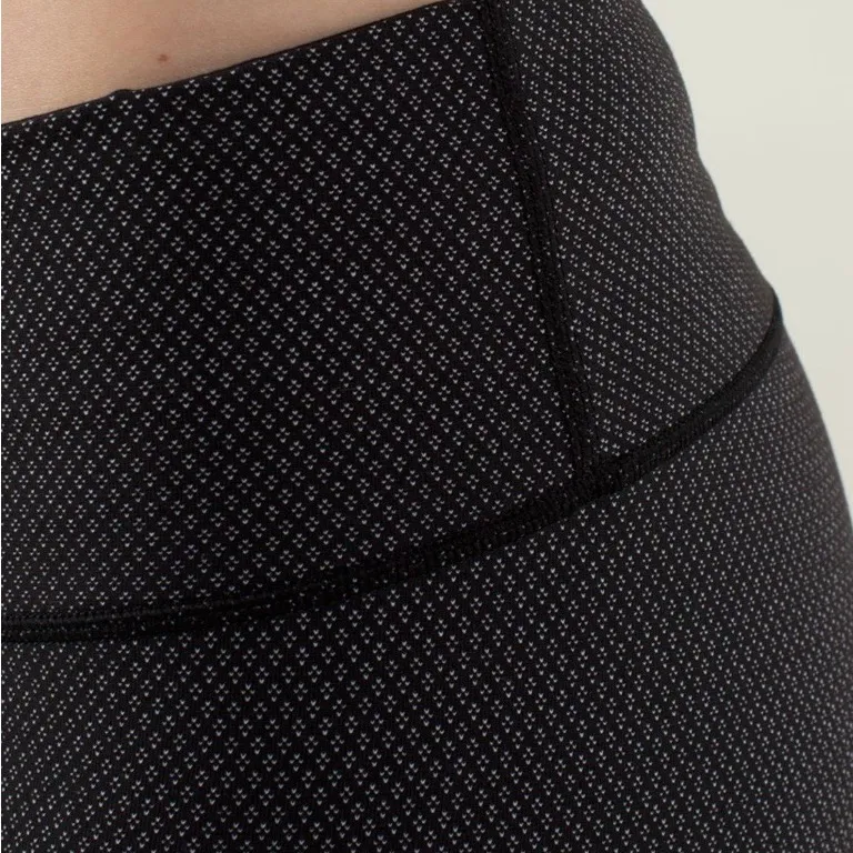 2014 Lululemon Wunder Under Pant Legging Diamond Dot Black White Size 10 - Image 6