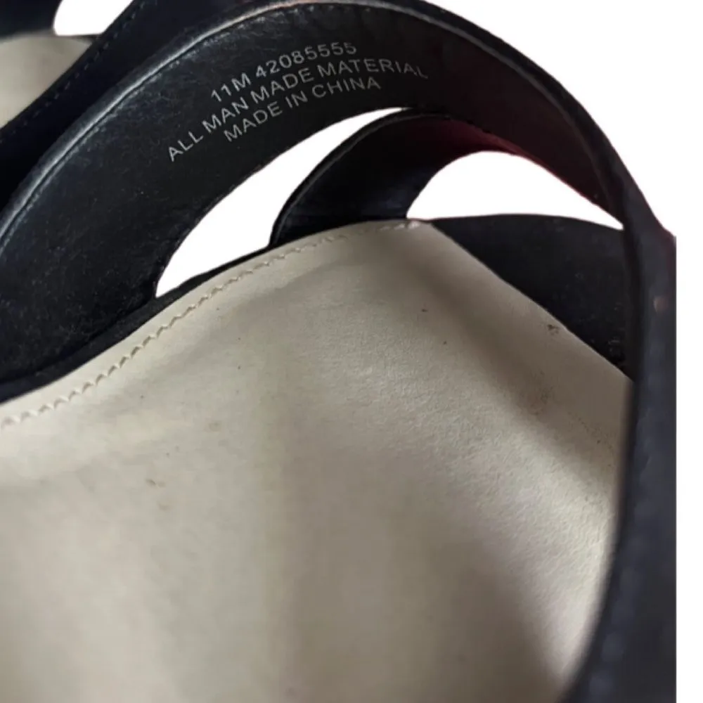 Velvet retro style pumps BLACK SIZE 11 - Image 7