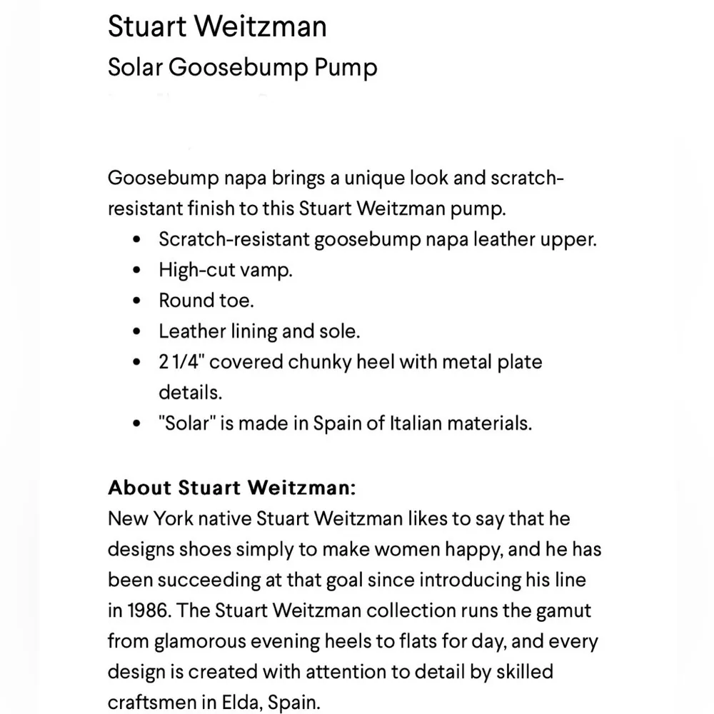 Stuart Weitzman Solar Goosebump Napa Leather Pump Heels Funghi Brown Women 10 N - Image 13
