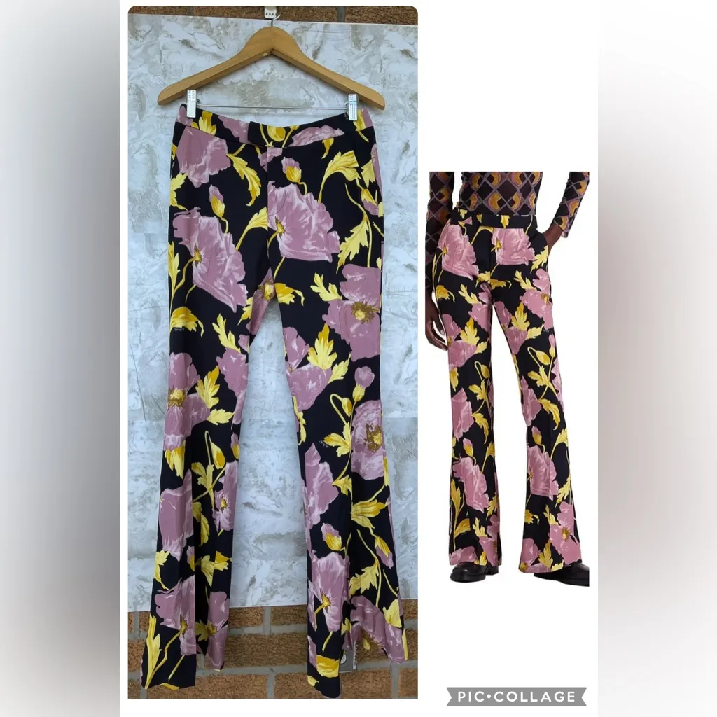 LA DOUBLEJ Saturday Night Floral Bootcut Pants - Image 2