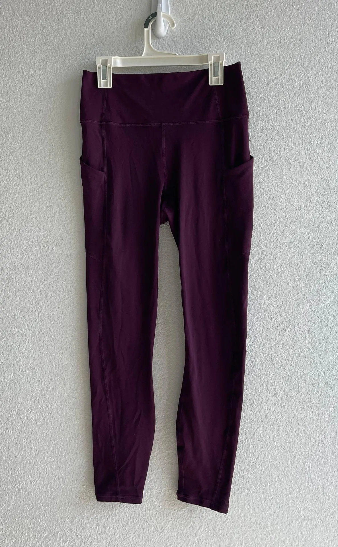 Purple High Waisted  Leggings - Image 2