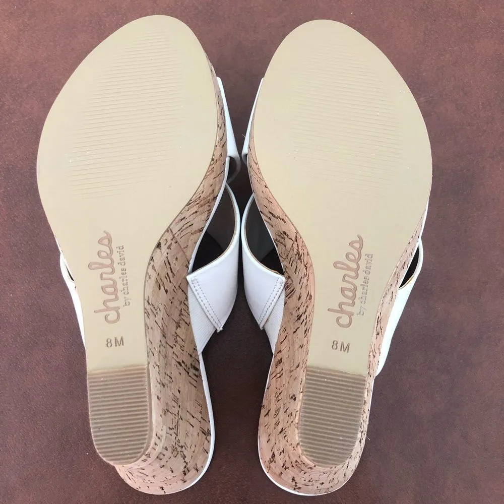 🆕 Charles David Cork Wedge Sandals - Image 9