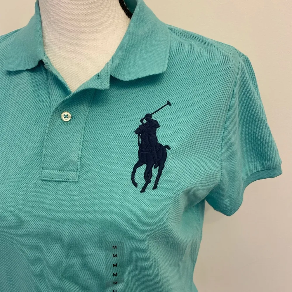 Ralph Lauren Skinny Fit Club Polo Top Shirt - Image 4