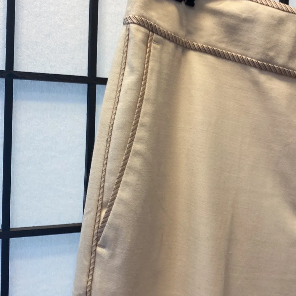 Trouser with brown stripe down the side. - Image 6