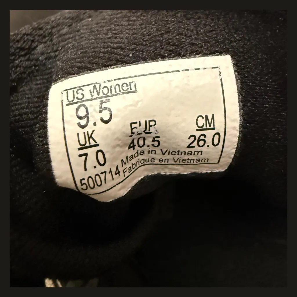 Vans Old Skool Black White Low Top Canvas Skate Shoes Women’s 9.5 Style 500714 - Image 14