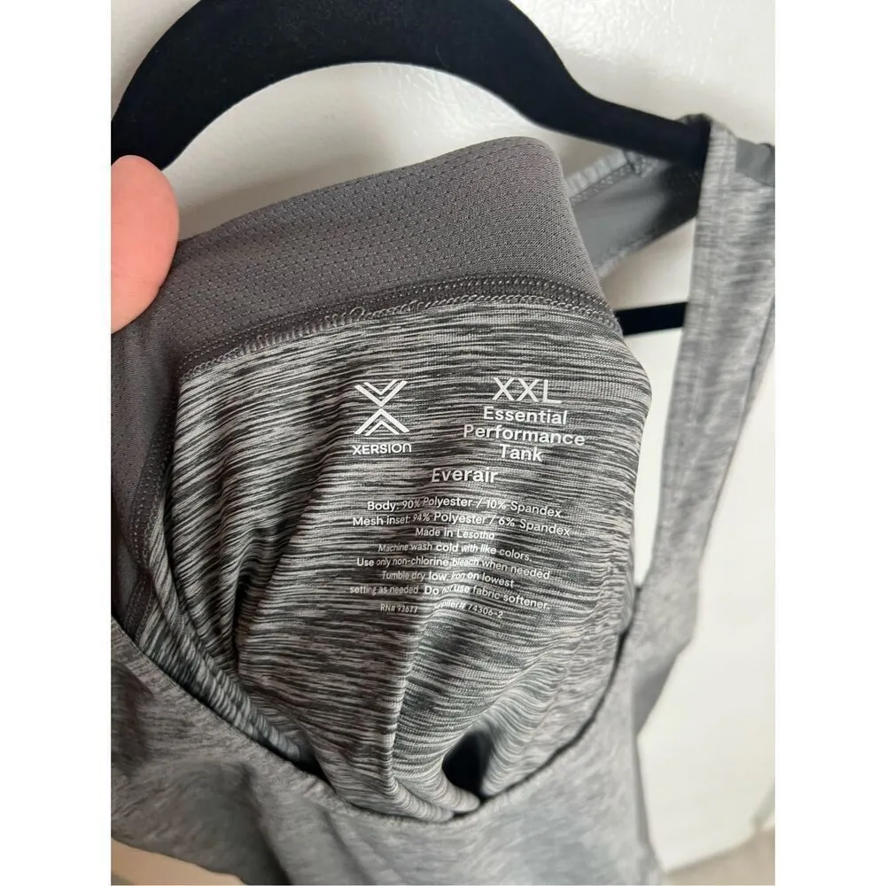 Xersion Grey Essential Performance Tank Top Woman’s Size XXL - Image 3