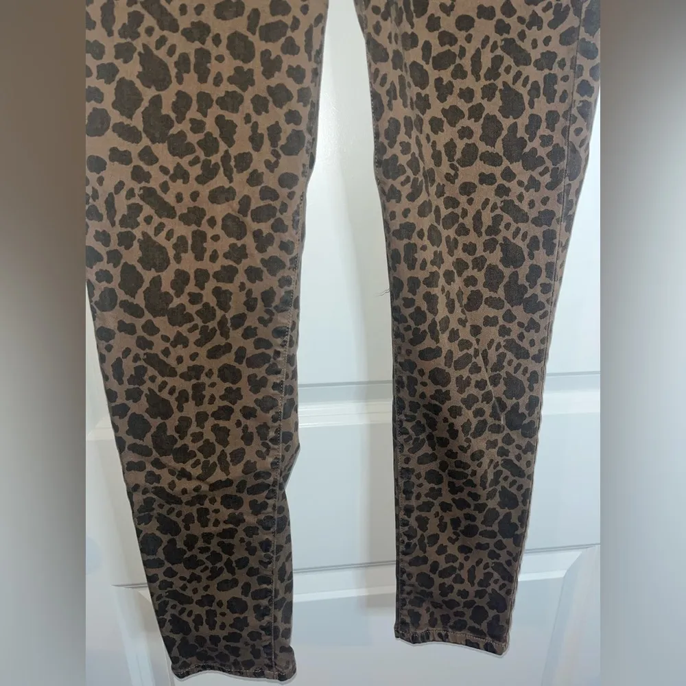 American Eagles Ne(x)t Level Stretch Cheetah Print Hi-Rise Jeggings Sz 8 Short - Image 8