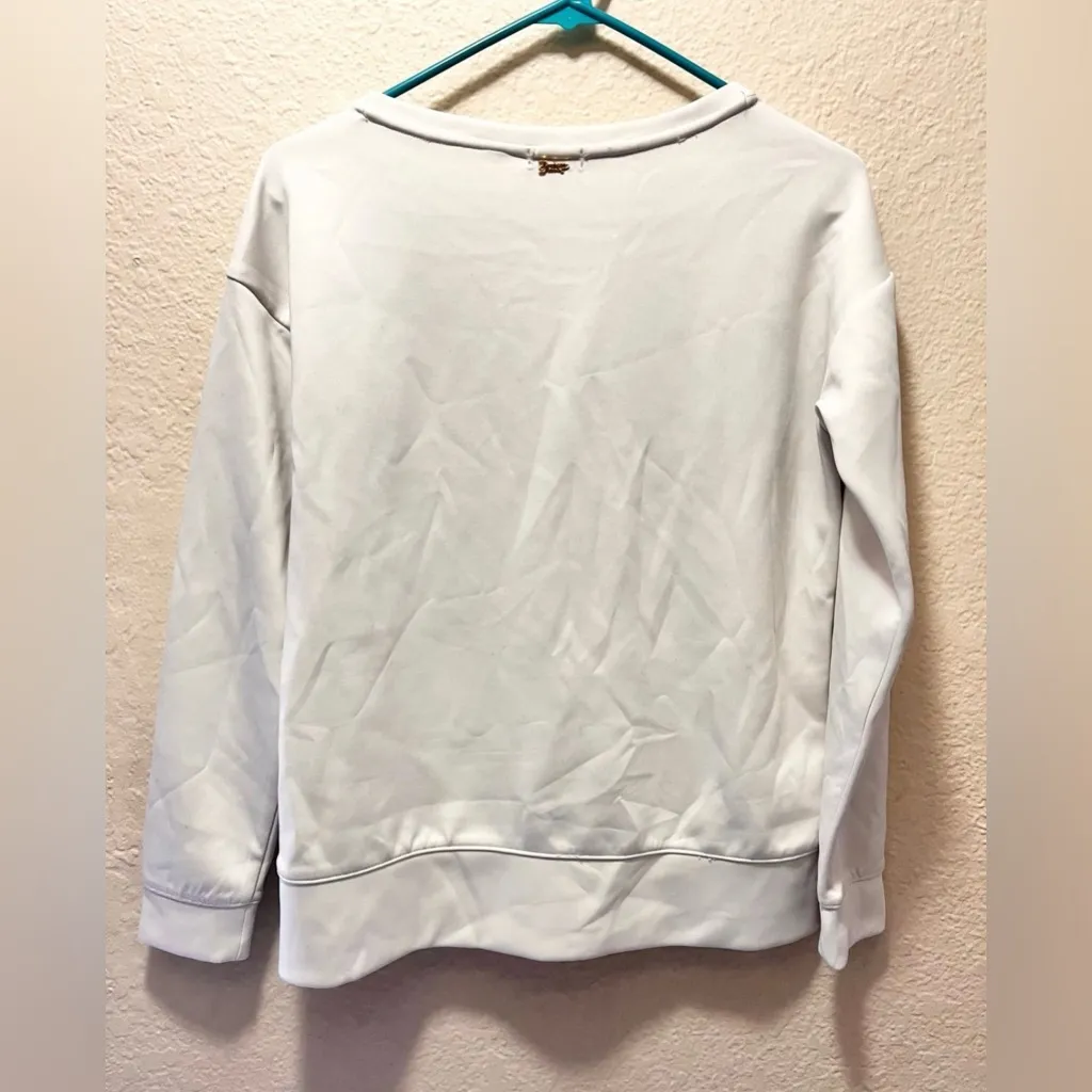 Juicy Couture I woke Up Like This Sequin Sweater Size Medium Pullover Y2K - Image 6