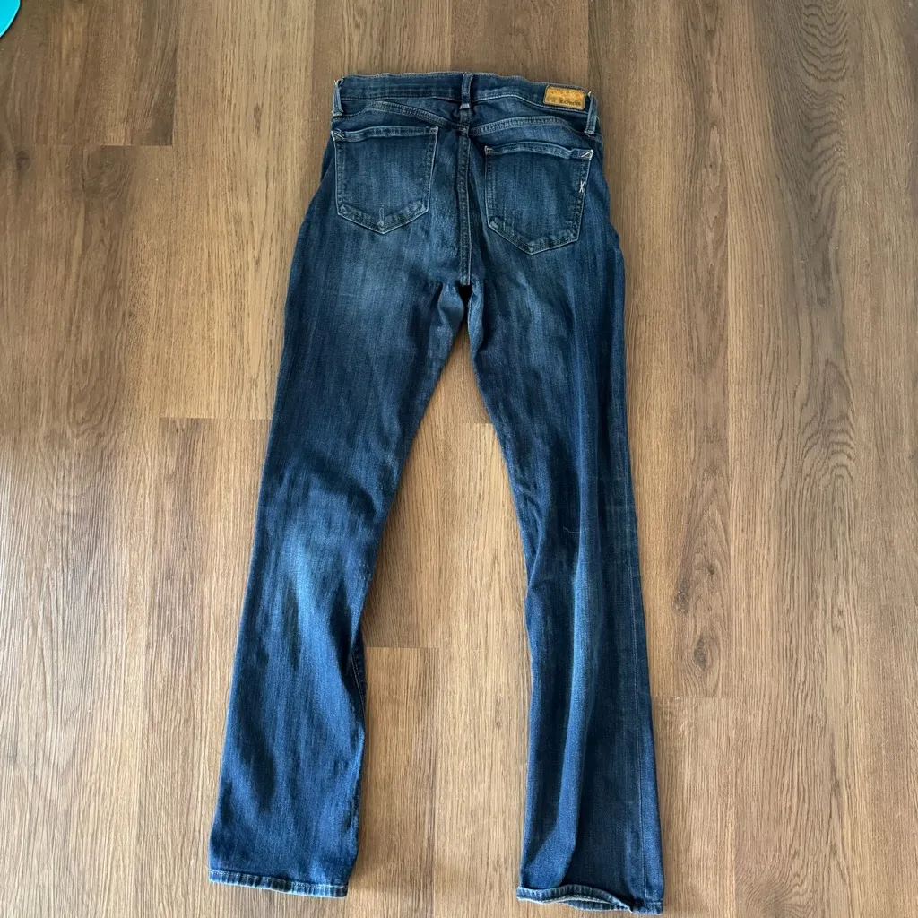 Express Dark Blue Boot Cut Jeans - Image 4