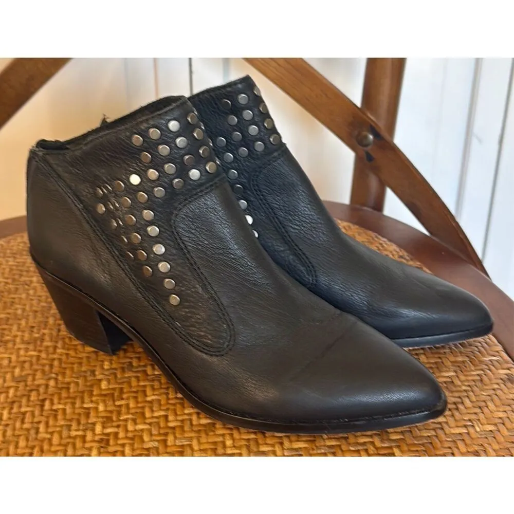 1. State black leather grommet black bootie 6 - Image 10