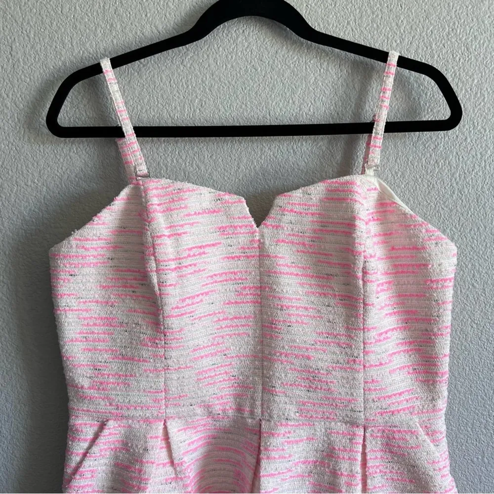 Moulinette Soeurs Pasteque Tweed Strapless Dress - Image 3