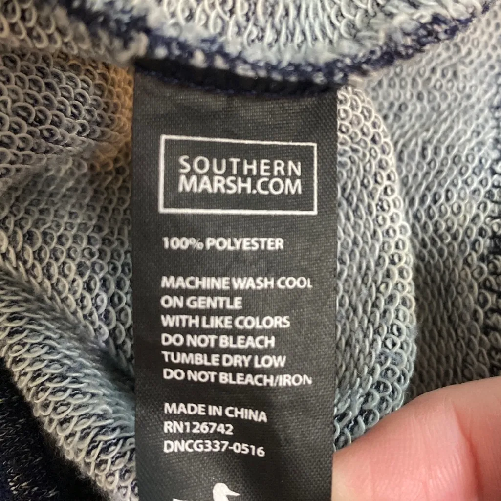 Southern Marsh  Asheville Navy Terry Sweatshirt Small - Image 3