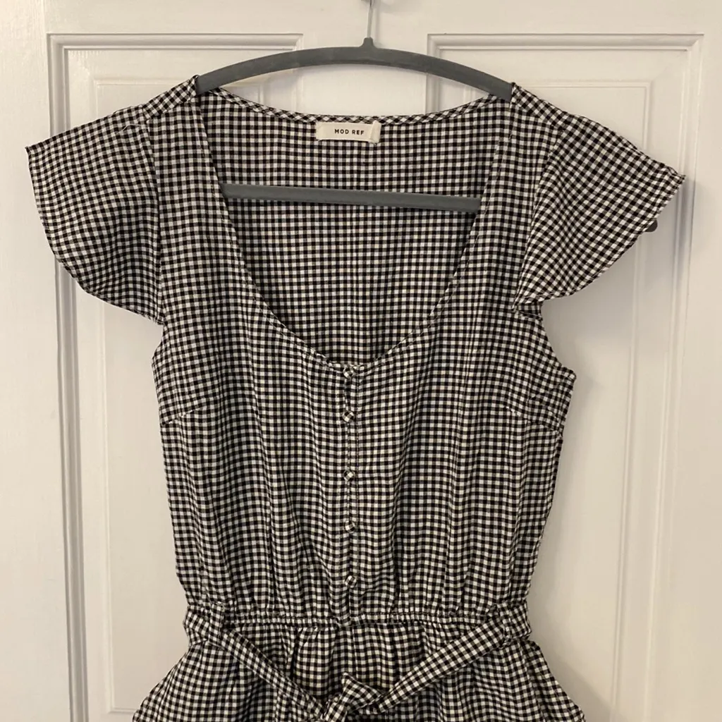 NWOT Joli Gingham Jumpsuit - Image 6