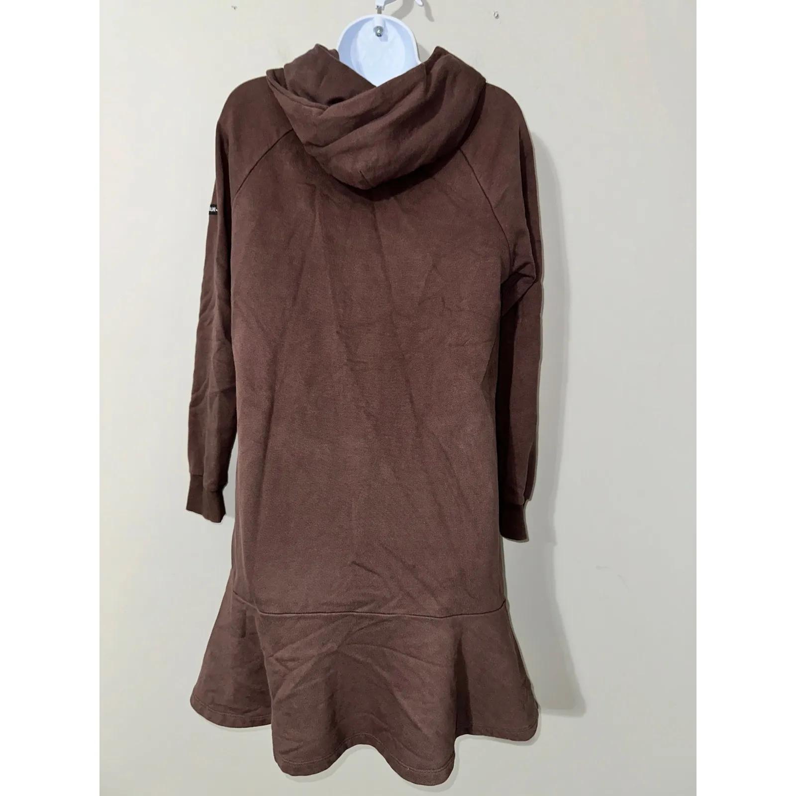MILKFED Women's Brown Hoodie Dress Long Sleeve Sweatshirt Dress Size‎ S - Image 5