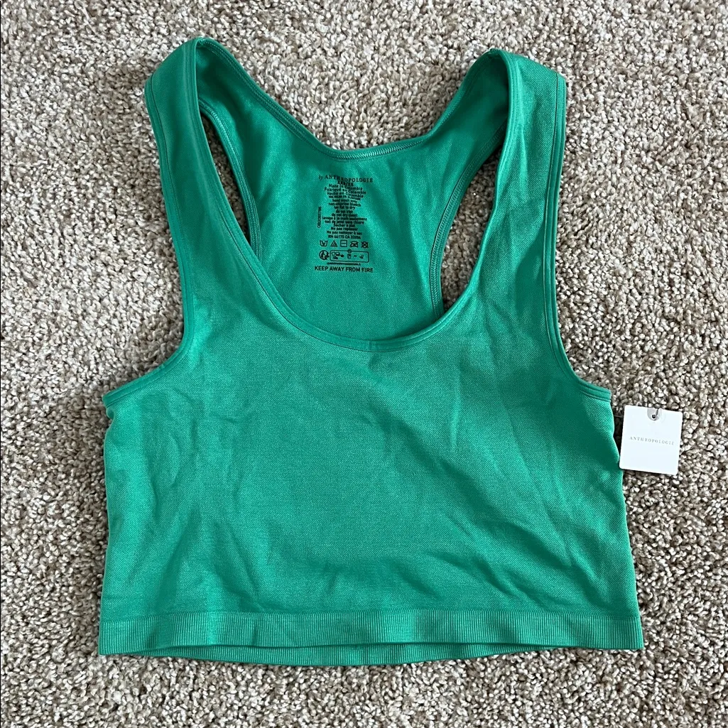 Anthropologie Racerback Crop Top Tank - Image 5