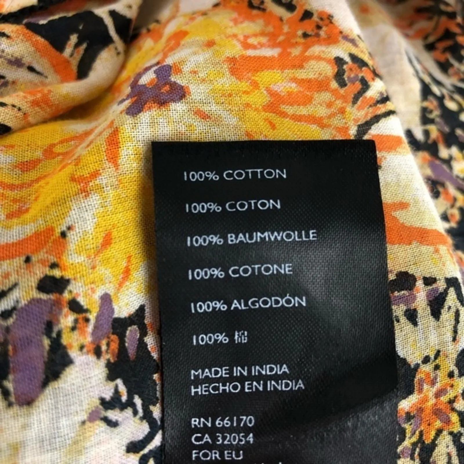 Free People Boho Floral Cool Meadow Printed Top in Midnight Combo Medium NEW - Image 10