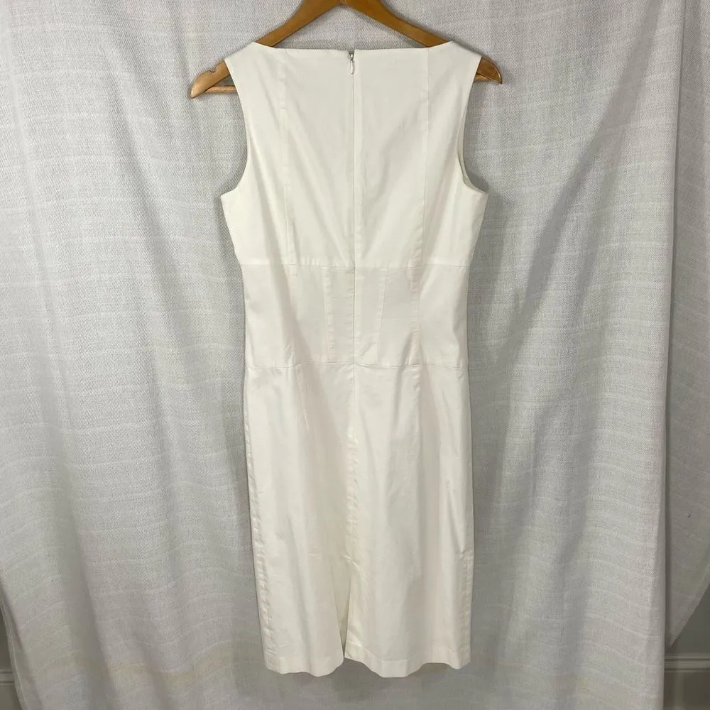 CHAIKEN creamy white sleeveless V - Image 3