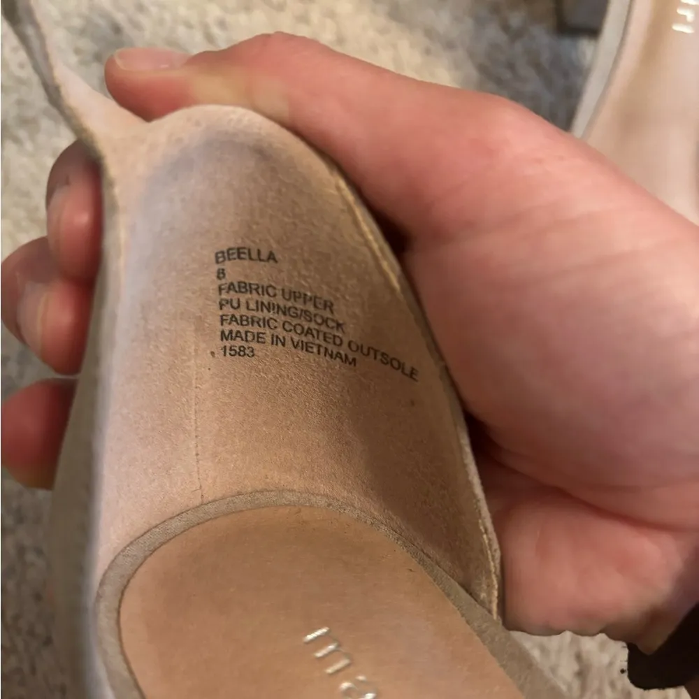 Madden Girl Tan Heels Elegant Suede Straps - Image 8