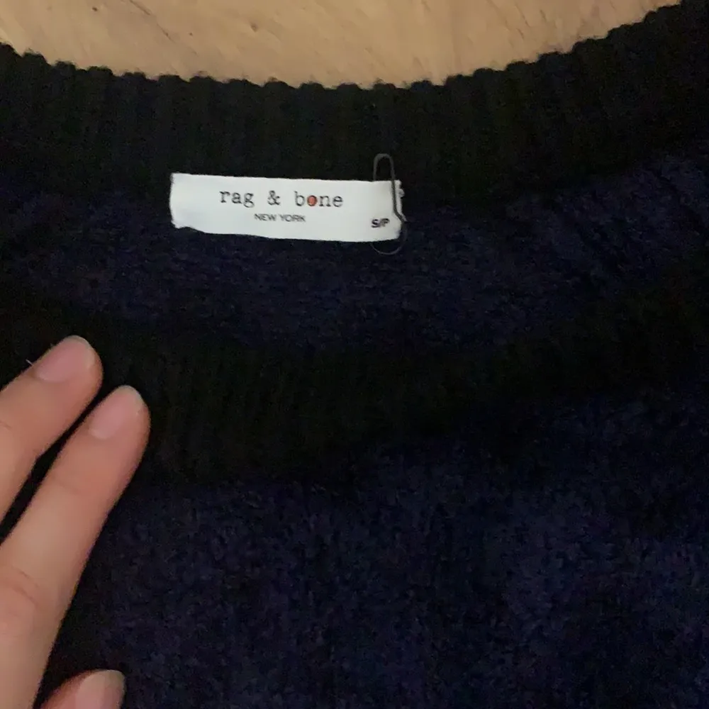 NWOT Rag & Bone navy teddy pullover sweater - Image 6