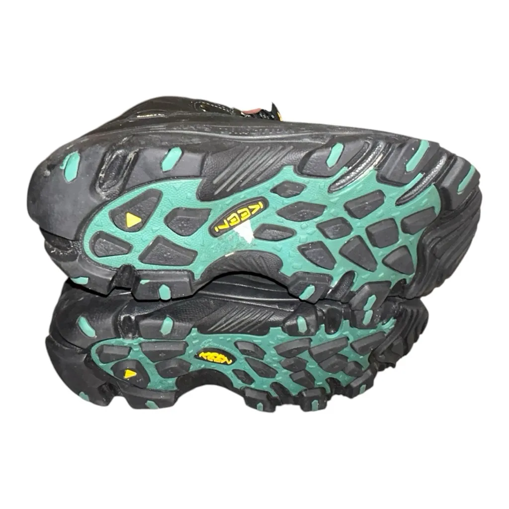 Keen Alaska Hiking Boots
Women’s Size 7 – Black with Blue Turquoise Trim - Image 5
