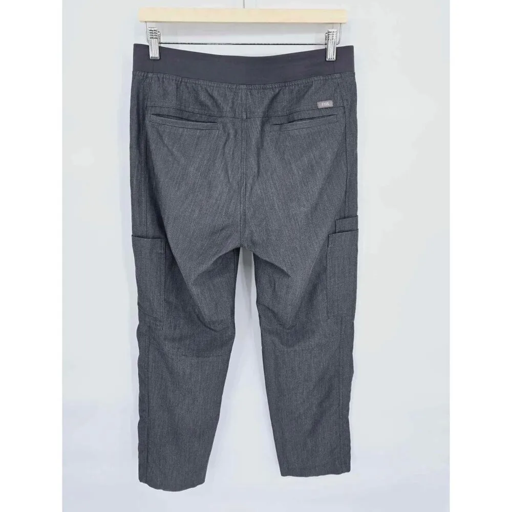 Cade Cargo Scrub Pants Straight Leg Graphite Gray Women's Small Pants - Image 4