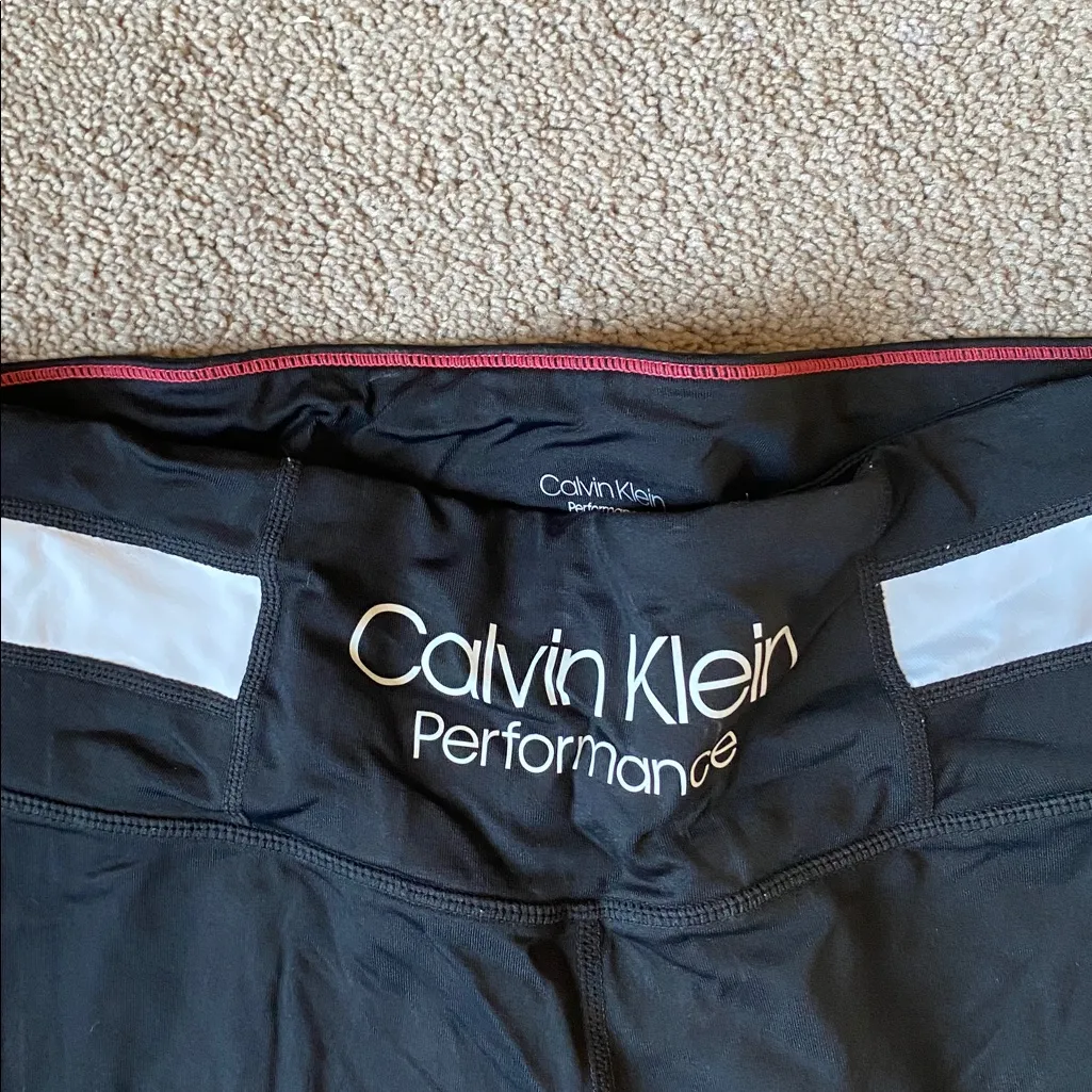 Calvin Klein Performance Black Wick Leggings SIZE M - Image 2
