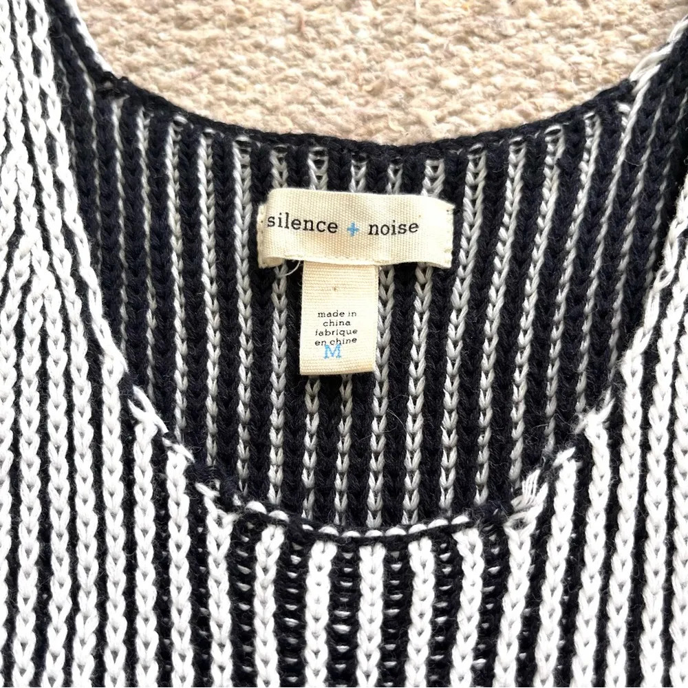 Silence + Noise X Urban Outfitters Sweater Knit Bodycon Mini Dress Medium - Image 14