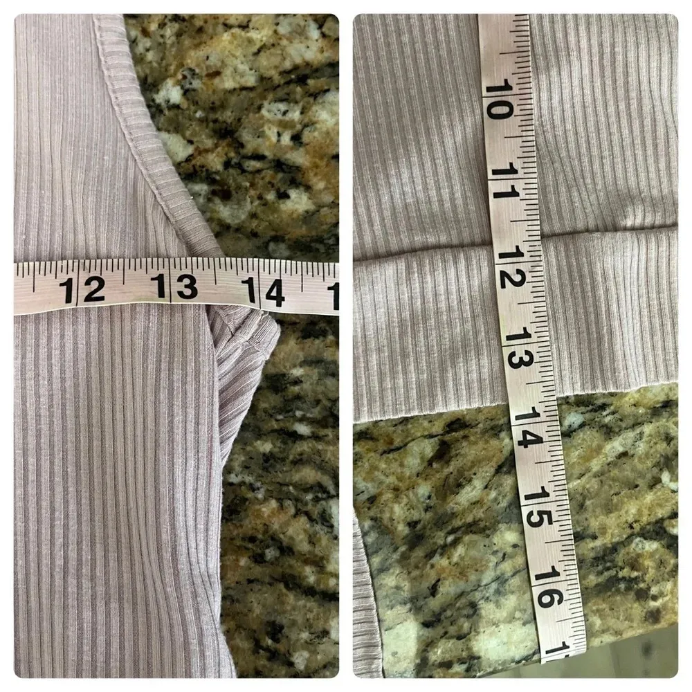 Pacsun PAC Pink Ribbed Ballet Crop Top Womens Beach Summer Festival Rodeo M - Image 5