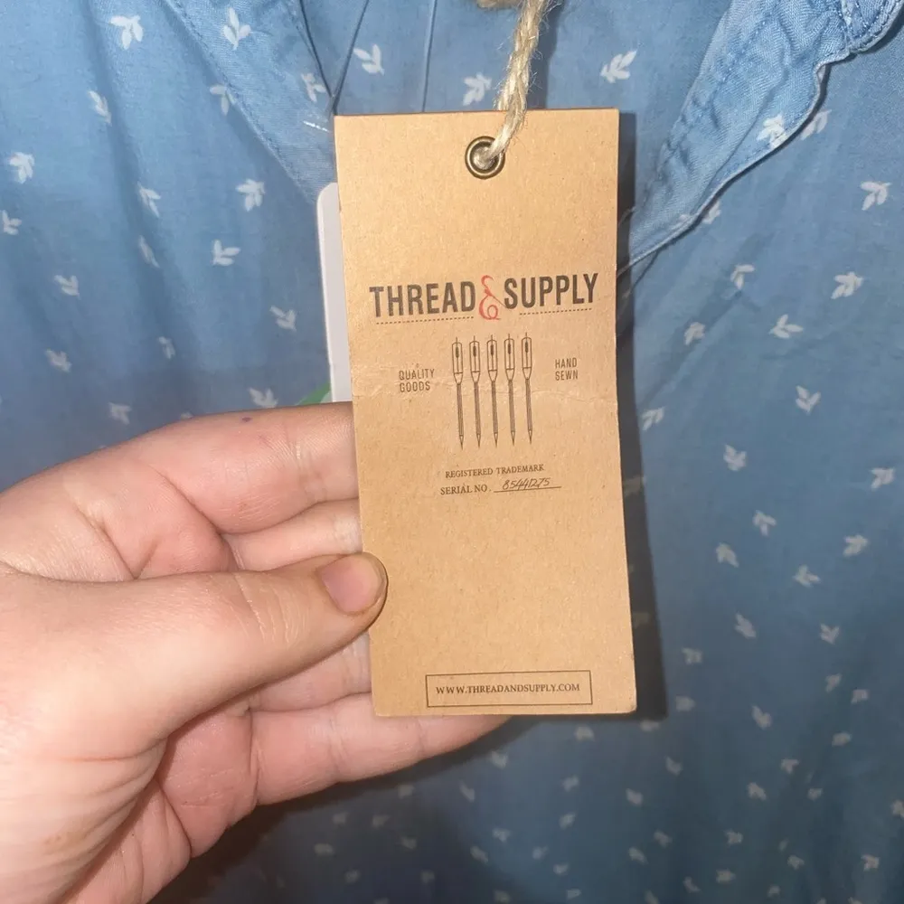thread & supply dress Blue - Image 6