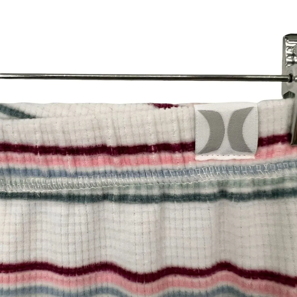 Hurley Thermal Tropical Striped Pajama Set Large - Image 7