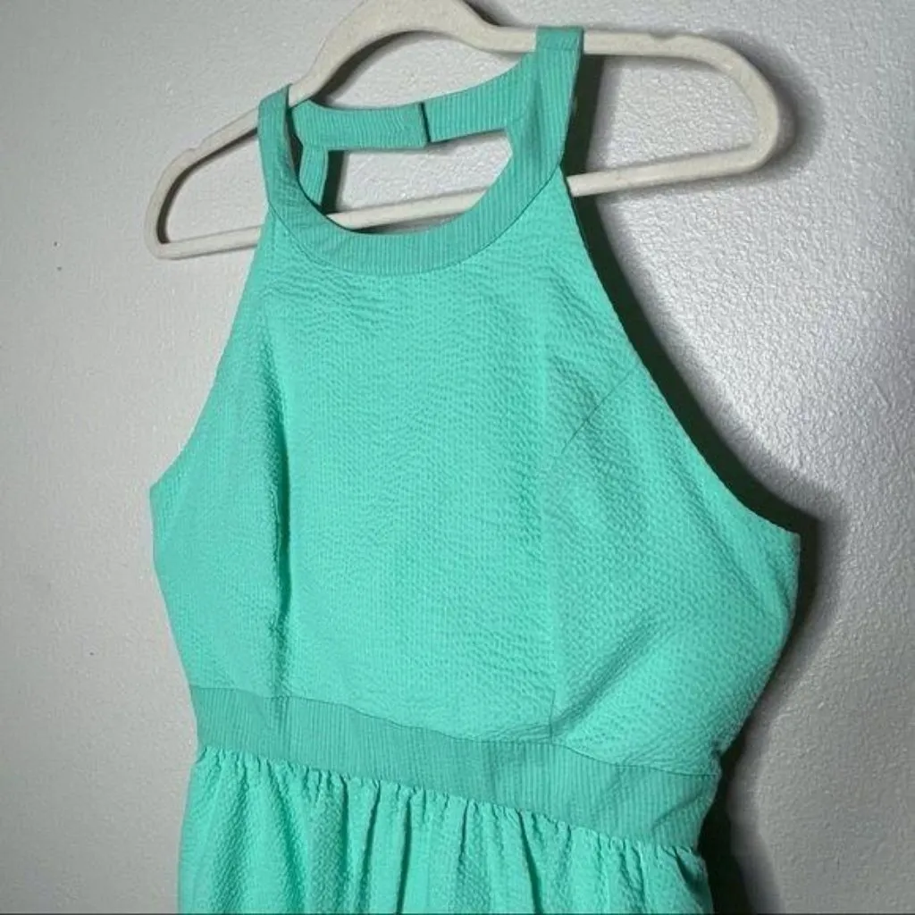 Lauren James Abigail Dress Size Large Seafoam Green Open Back Bow New - Image 4