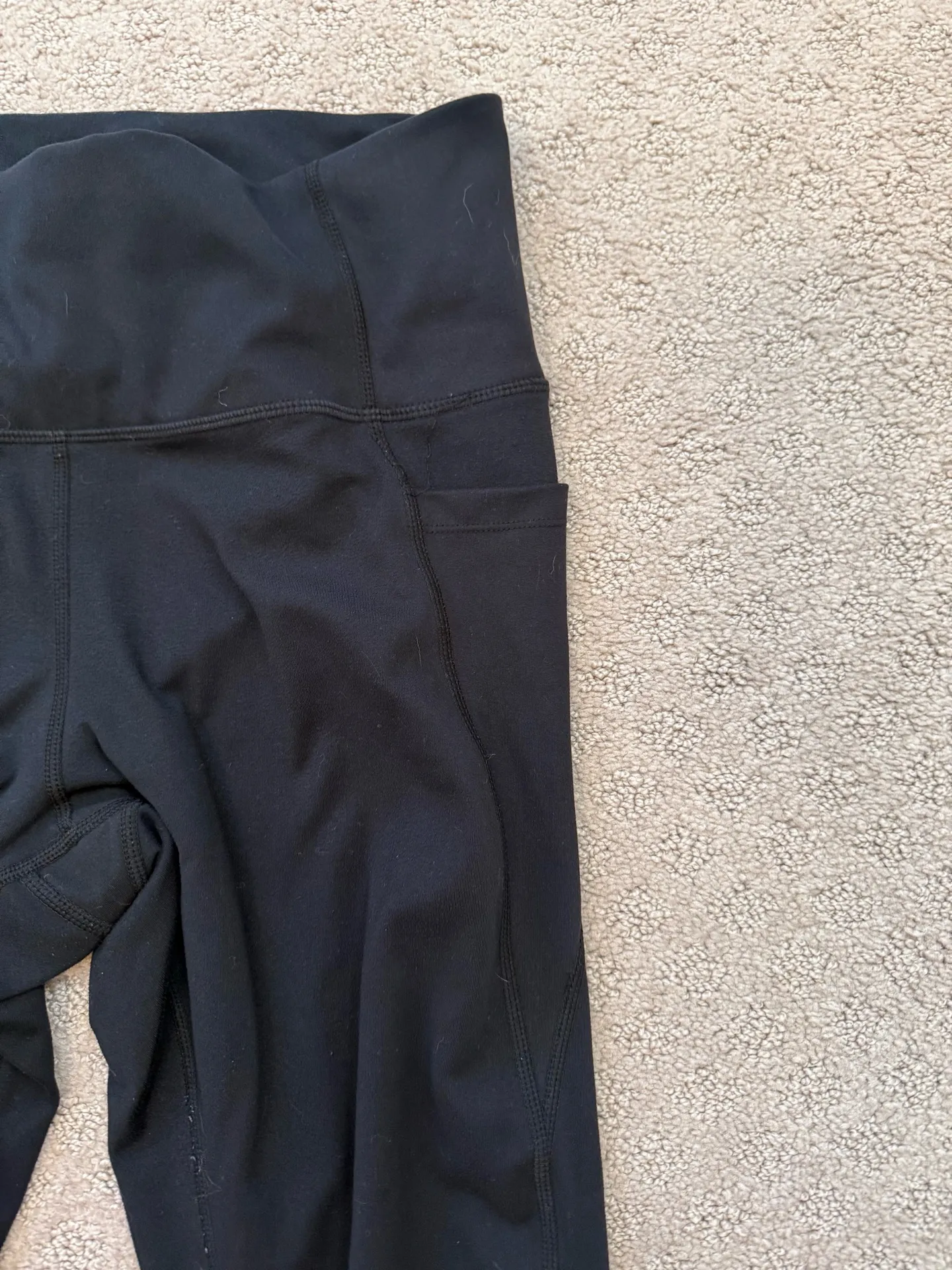 Danskin Black Athletic Leggings Size Large - Image 5