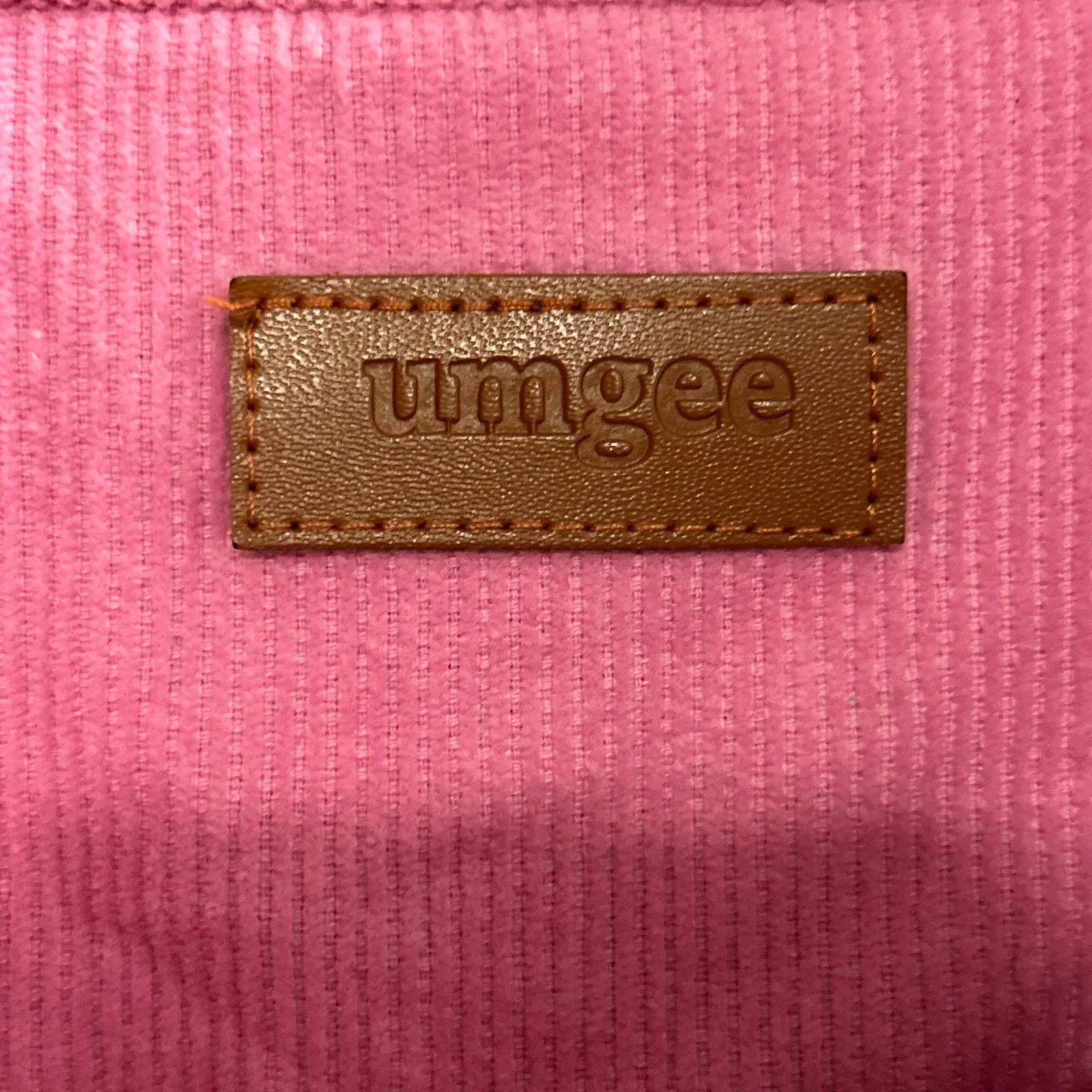 UMGEE Pink Corduroy Sequin Star Denim Jacket Women's Size L - Image 5