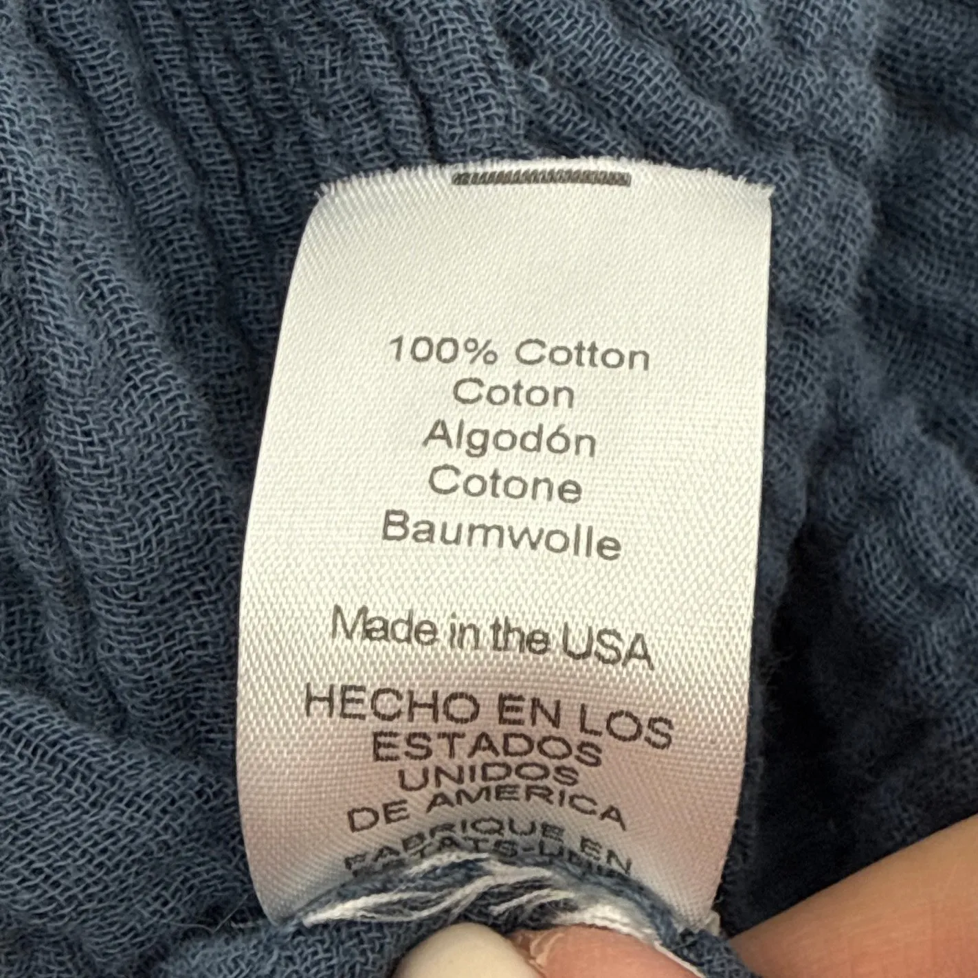 Michael Stars Katelyn Peasant Mini Dress In Lake Gauze Smocked Waist Size Large - Image 7