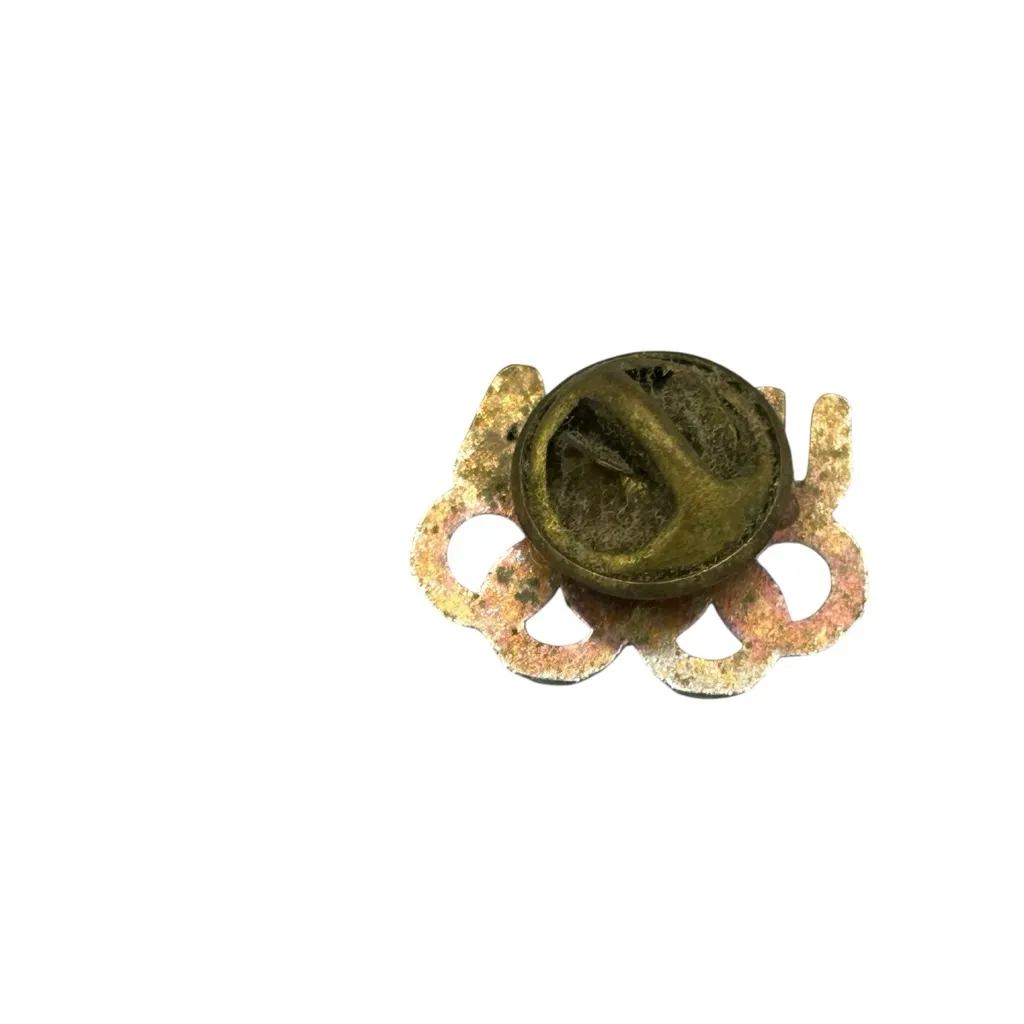 Vintage USA Olympic Rings Pin Gold Tone Brooch - Image 2