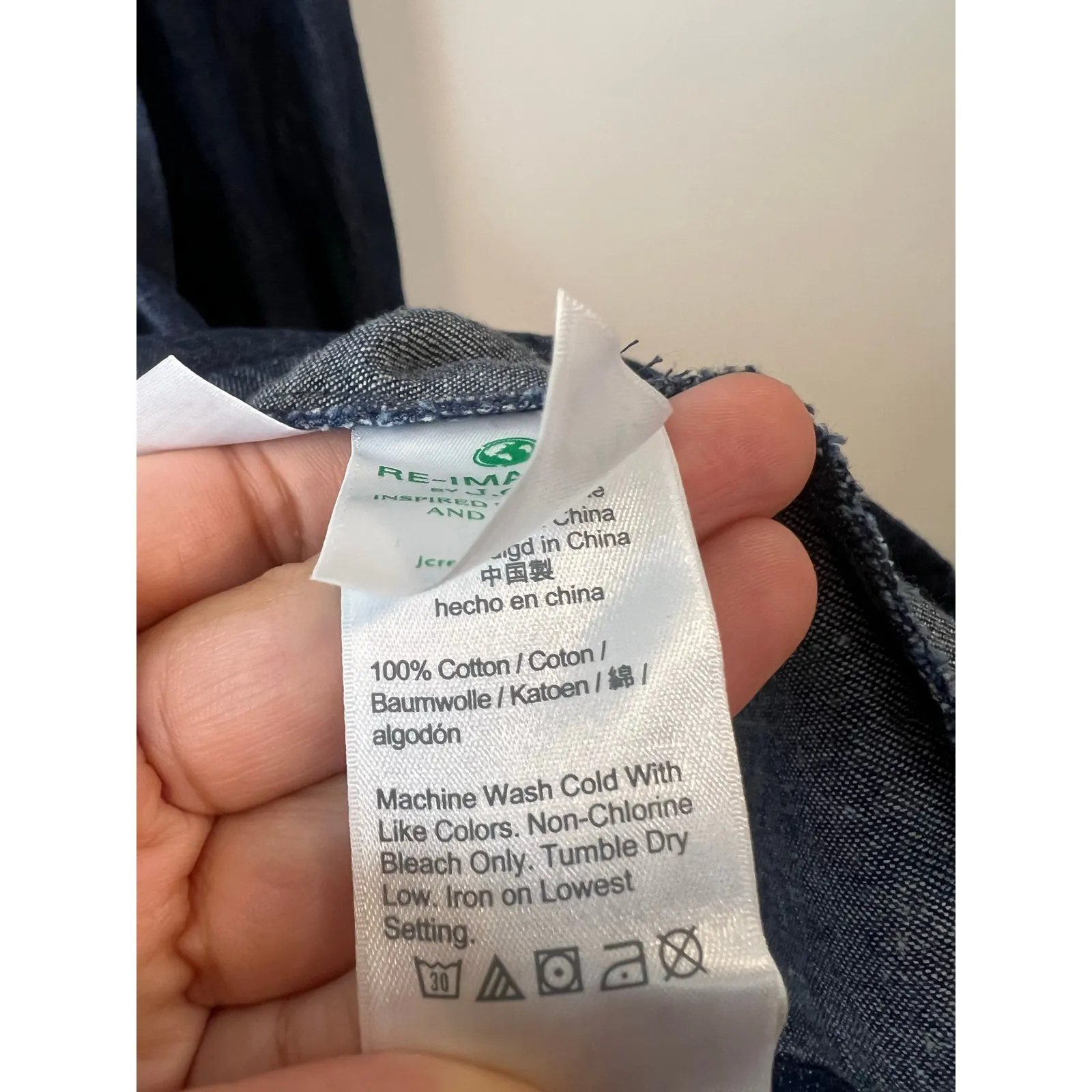 J.CREW Women’s Smocked Puff Sleeve Chambray Peasant Cottagecore Denim Dress S - Image 7