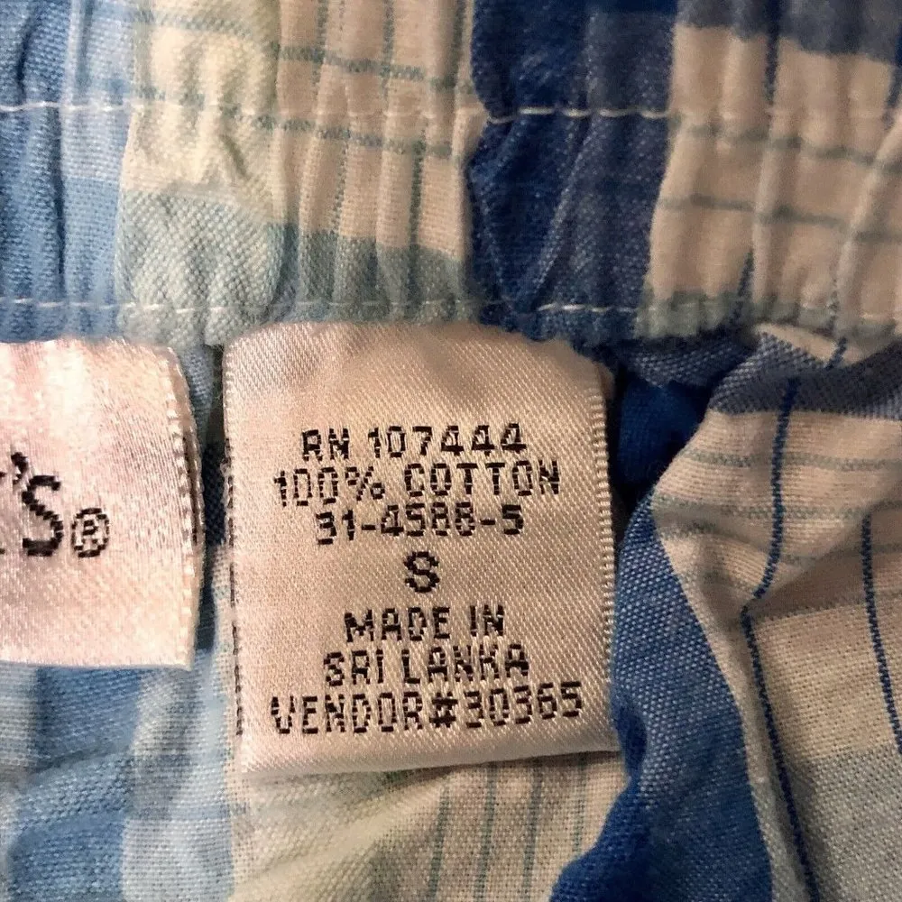 Chadwick's  Pants Womens S Used Blue Plaid - Image 9