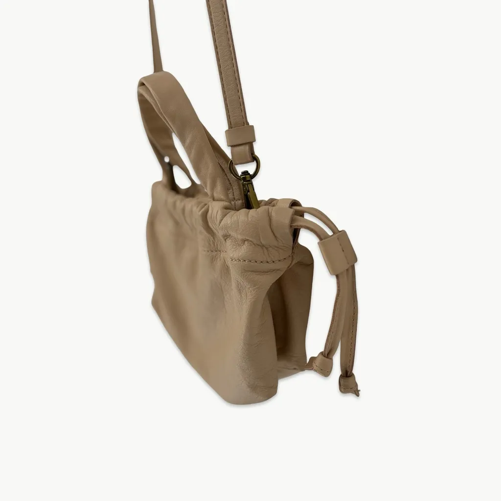 NWT Madewell The Piazza Mini 100% Leather Crossbody Bag | OS | Buttered Scone - Image 7