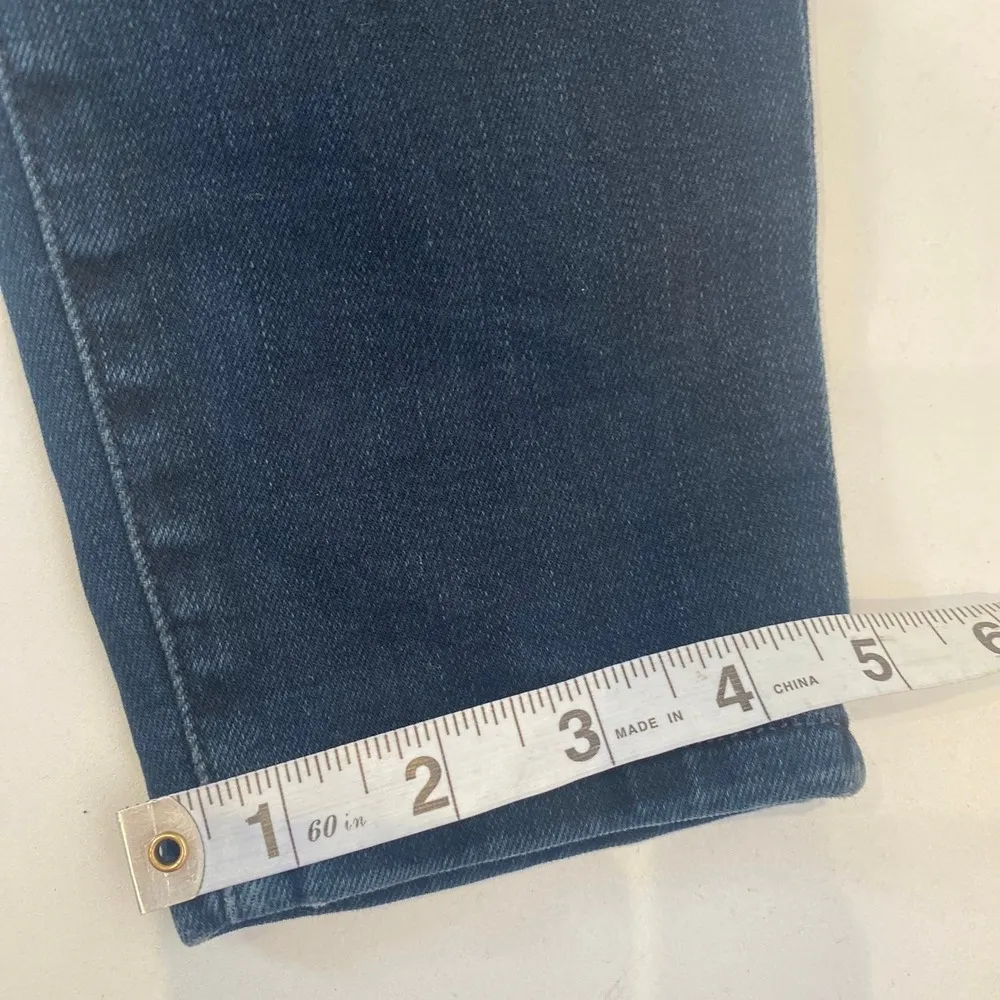 FRAME Le Skinny de Jeanne Faded Black/ Dark Blue Skinny Denim Jeans EUC Sz 27 - Image 15