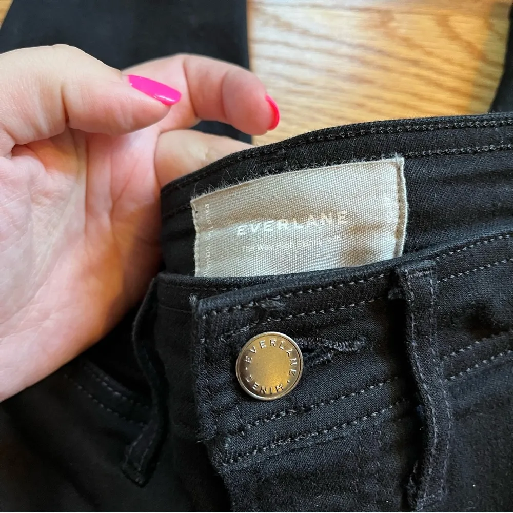Everlane the way high skinny jean in black size 25 - Image 4