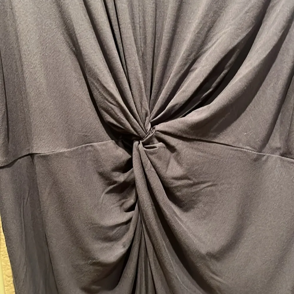 New Old Navy Women’s Maternity Dress Slate Blue Front Knot Size Large NWT - Image 7