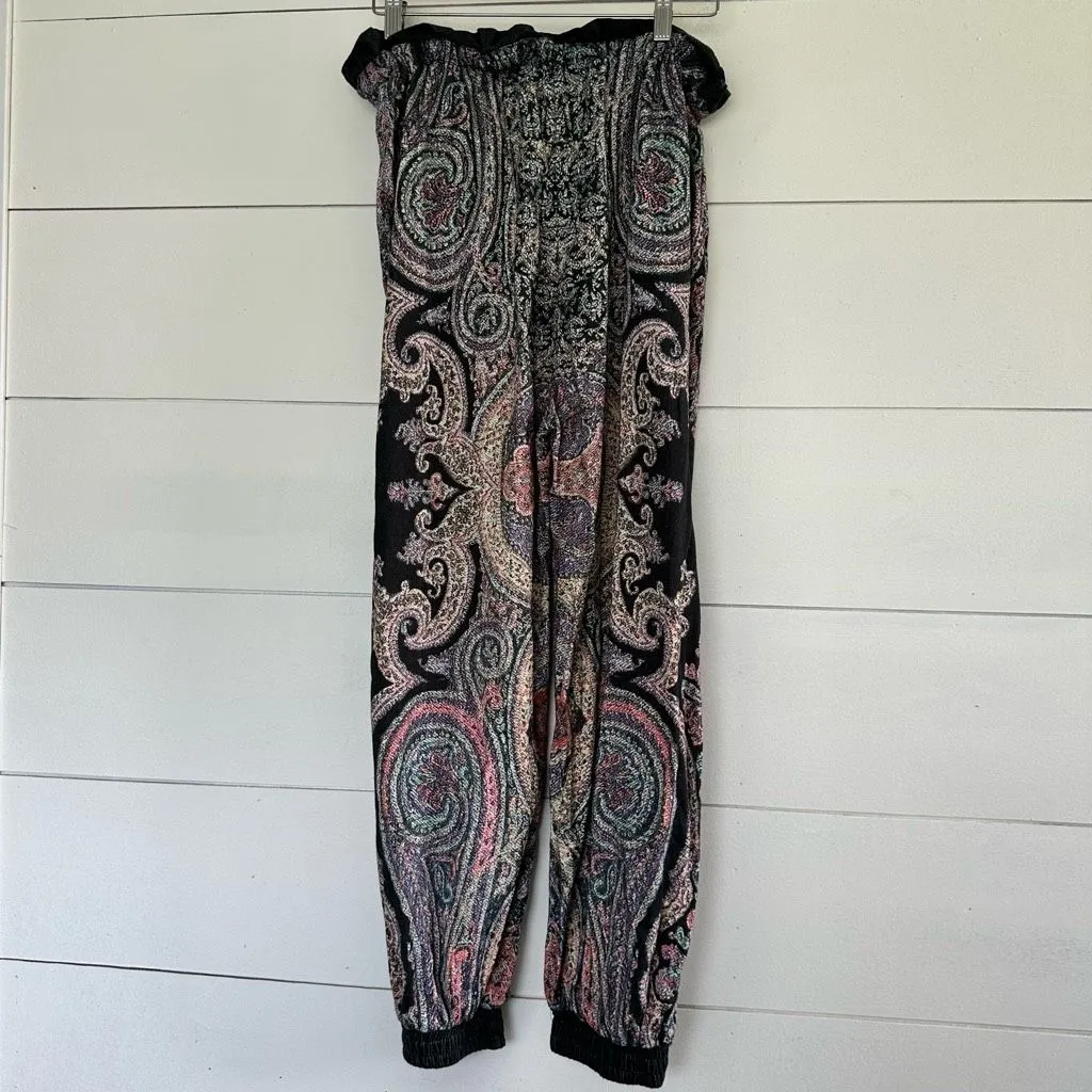 Made in India Women’s One Size Boho Patterned Pants - Image 2