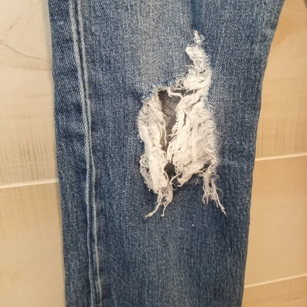 {27} Show Me Your Mumu Soho Button Up Skinnies Blue Bay Cropped Hem - Image 8