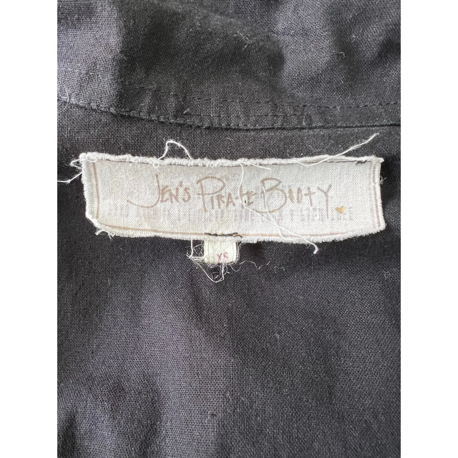 JEN'S PIRATE BOOTY Long Sleeve Zip Up Cotton Twill Coverall Utility Jumpsuit XS - Image 5