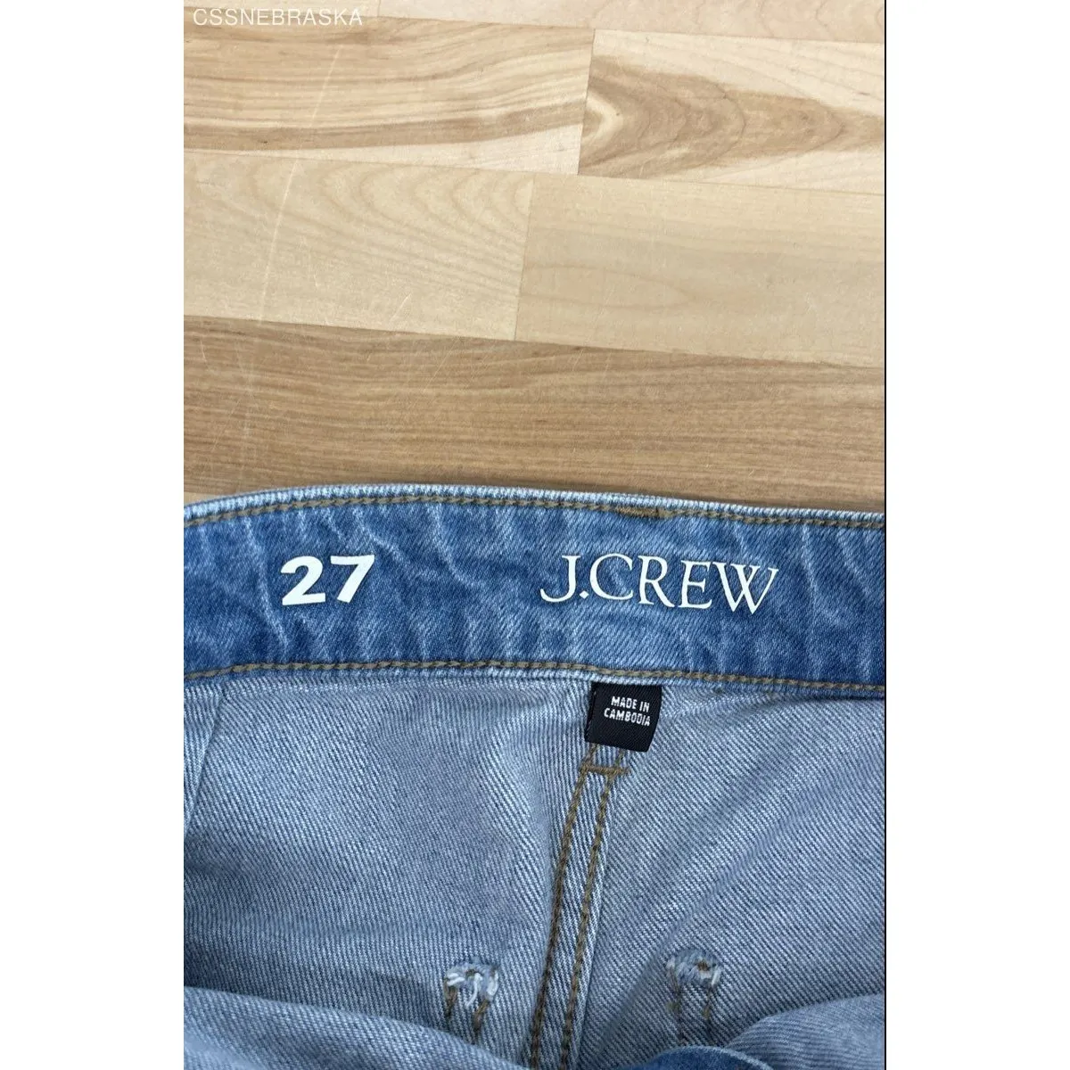 J. Crew Blue Women's High-rise Sailor Denim Trouser in 1996 Semi-stretch Size 27 - Image 5