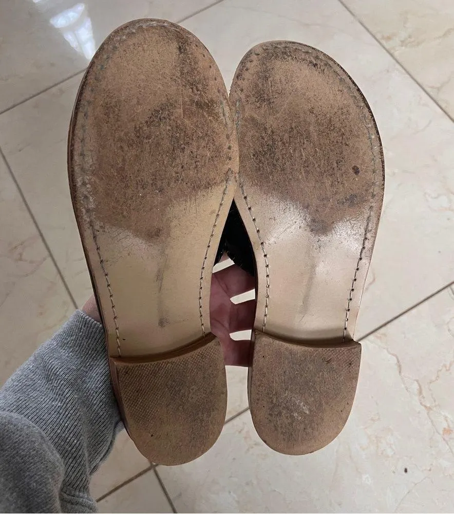 Jack Rogers Like NewJacks Flat Sandal Women's Black Leather Sandals - Image 5