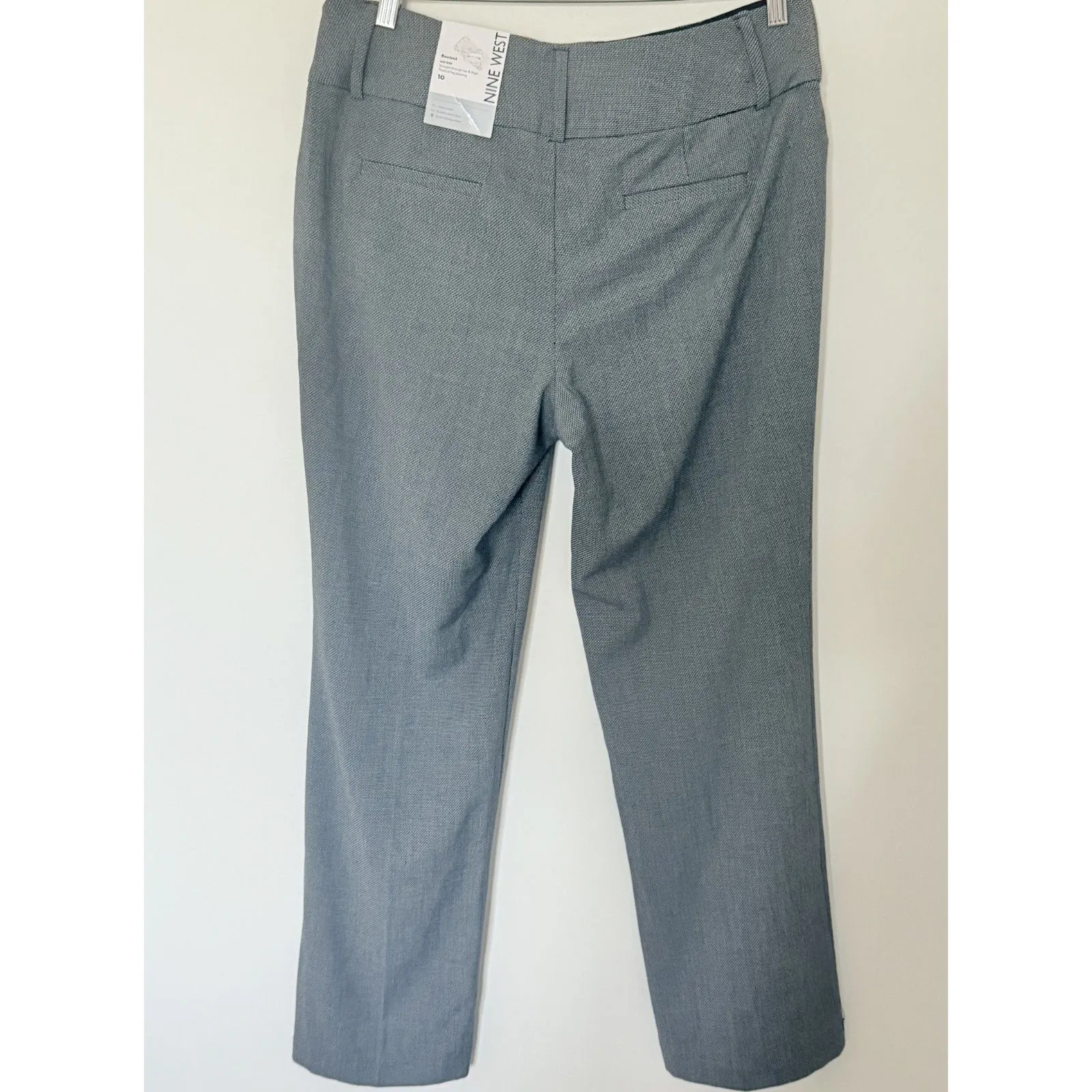 NWT Nine West Bootcut Dress Officecore Business Career Gray Pants Sz 10 - Image 2